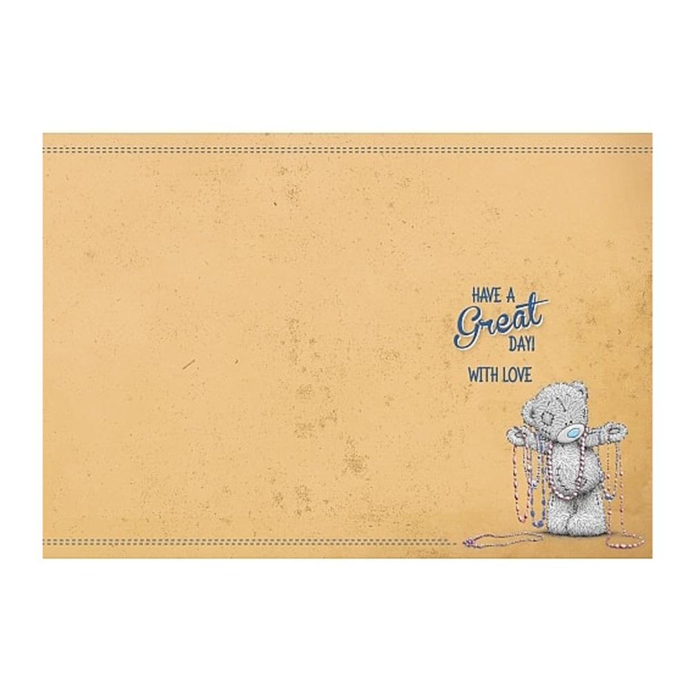 From Your Granddaughter Me to You Bear Fathers Day Card Extra Image 1